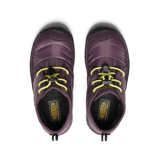 Big Kids' Howser II Waterproof Chukka  |  Plum Perfect/Daiquiri Green - Image 4