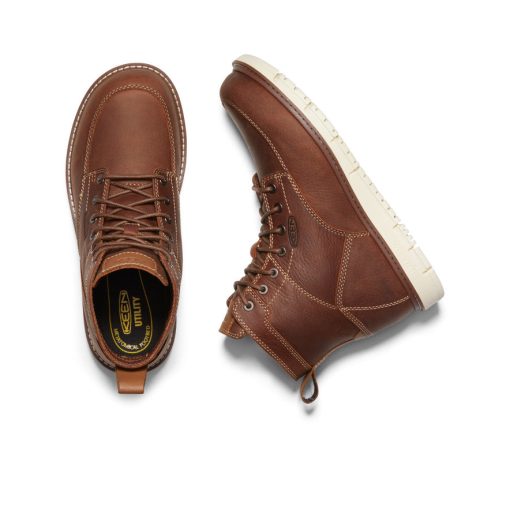 Men's San Jose 6 Boot (Soft Toe)  |  Gingerbread/Off White - Image 4