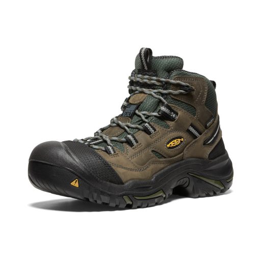 Men's Braddock Waterproof Mid (Steel Toe)  |  Gargoyle/Forest  Night - Image 3