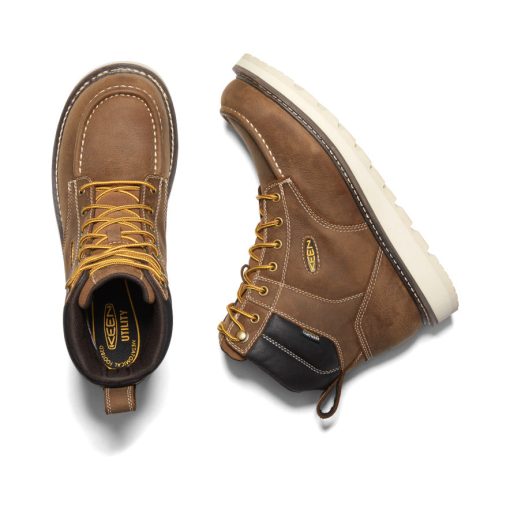 Men's Cincinnati 6 Waterproof Boot (Soft Toe)  |  Belgian/Sandshell - Image 4
