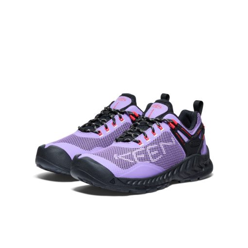 Women's NXIS EVO Waterproof Shoe  |  Paisley Purple/Poppy Red - Image 2