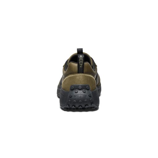 Men's KS86 Leather Sneaker  |  Dark Olive/Black - Image 5