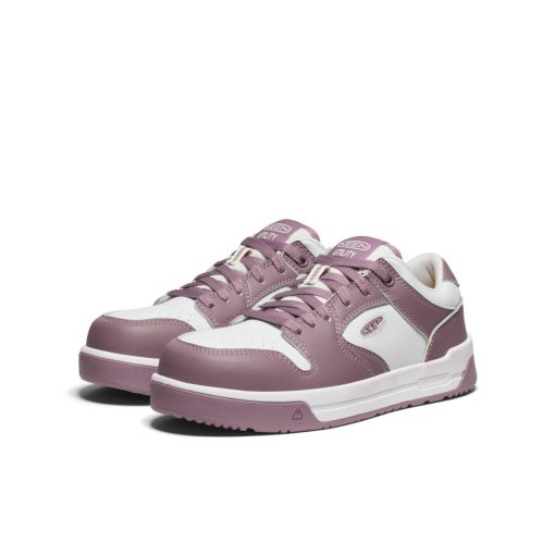 Women's Overton Work Shoe (Carbon Toe)  |  Toadstool/Star White - Image 2