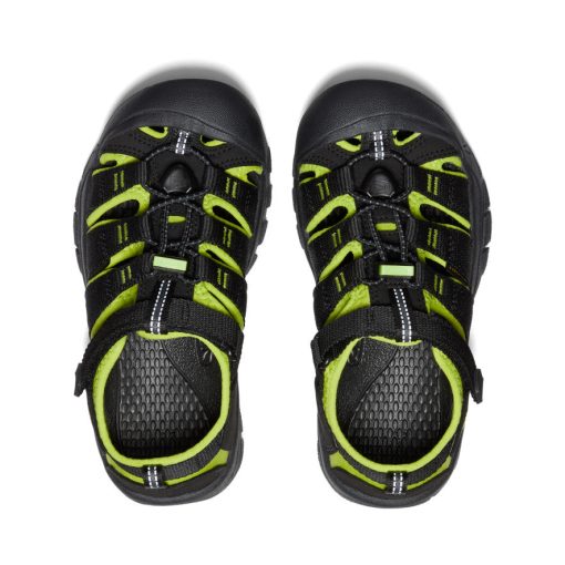 Big Kids' Newport H2  |  Black/Lime Green - Image 4