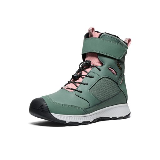 Big Kids' Skua Waterproof Winter Boot  |  Dark Forest/Rose Elegance - Image 3
