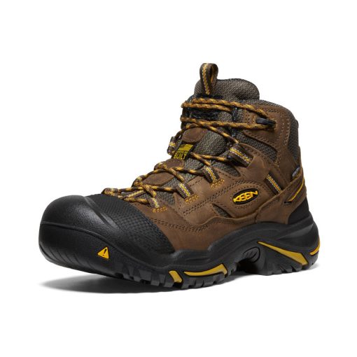 Men's Braddock Waterproof Mid (Steel Toe)  |  Cascade Brown/Tawny Olive - Image 3
