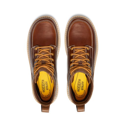 Men's San Jose 6 Waterproof Boot (Aluminum Toe)  |  Tortoise Shell/Star White - Image 4