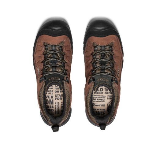 Men's Targhee IV Waterproof Hiking Shoe  |  Bison/Black - Image 4