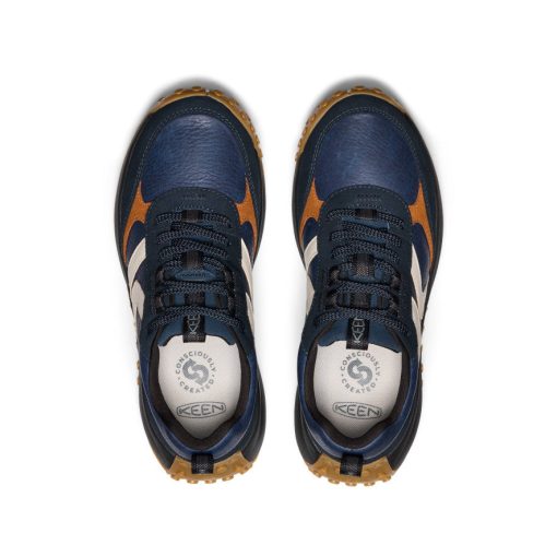 Women's KS86 Leather Sneaker  |  Sky Captain/Birch - Image 4