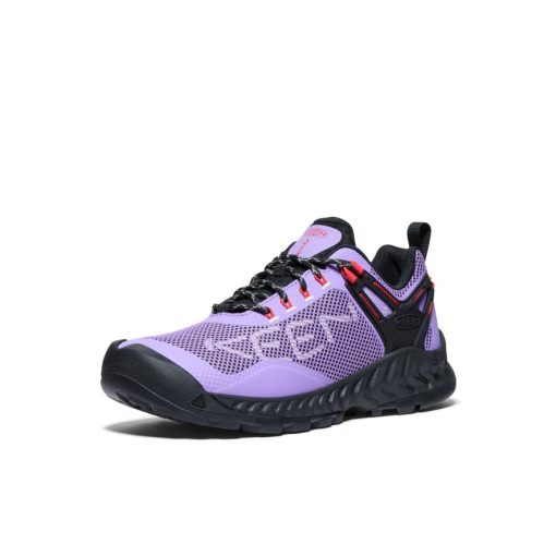 Women's NXIS EVO Waterproof Shoe  |  Paisley Purple/Poppy Red - Image 3