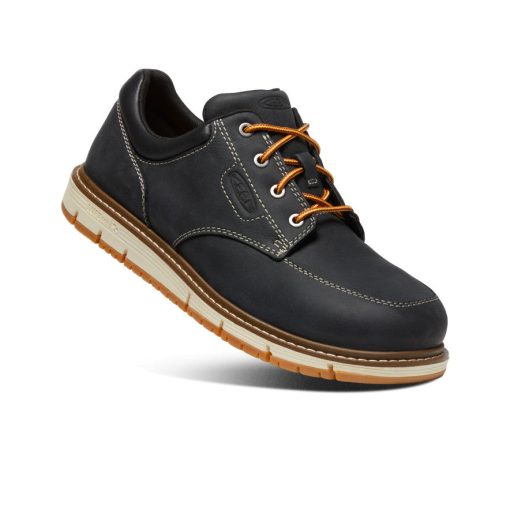 Men's San Jose Oxford (Aluminum Toe)  |  Black/Off White - Image 3