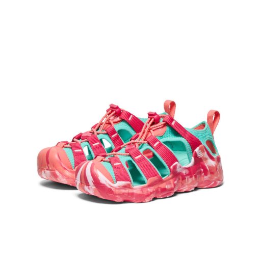 Big Kids' Hyperport H2 Sandal  |  Raspberry/Pool Blue - Image 3