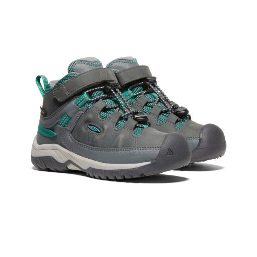 Little Kids' Targhee Waterproof Boot  |  Steel Grey/Porcelain - Image 2