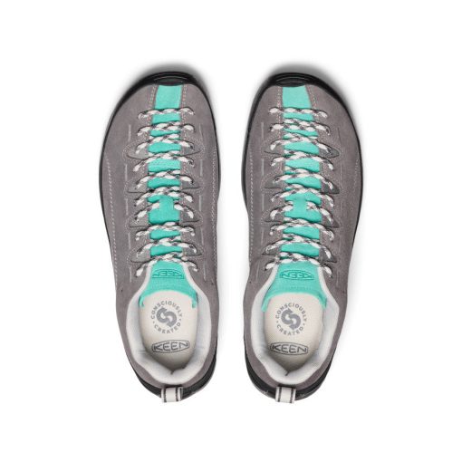 Men's Jasper Sneaker  |  Steel Grey/Bright Aqua - Image 4