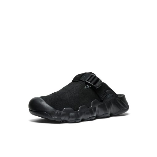 Men's Hyperport Leather Clog  |  Black/Black - Image 2