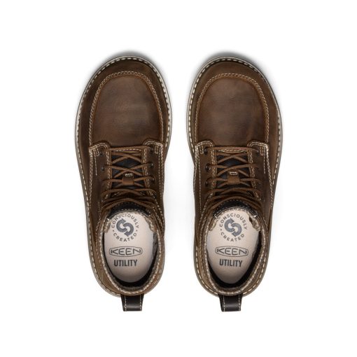 Women's San Jose 6 Waterproof Boot (Aluminum Toe)  |  Cascade Brown/Gum - Image 4