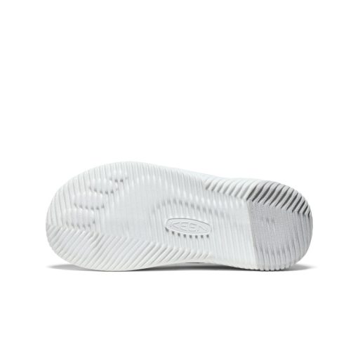 Big Kids' KNX Knit Sneaker  |  Star White/Skyway - Image 6