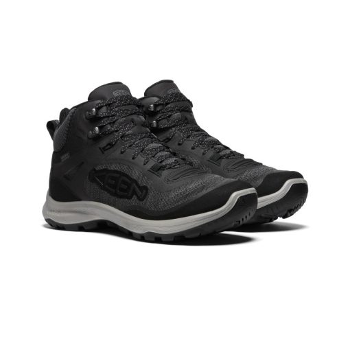 Women's Terradora Flex Waterproof Hiking Boot  |  Black/Steel Grey - Image 2