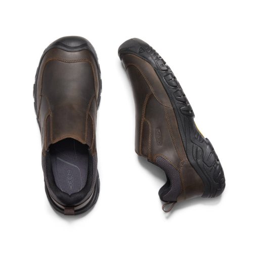 Men's Targhee III Wide Slip-On  |  Dark Earth/Mulch - Image 4
