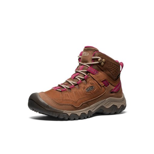 Women's Targhee IV Waterproof Hiking Boot  |  Bison/Beaujolais - Image 3