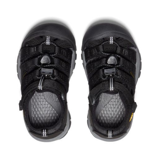 Little Kids' Newport H2  |  Black/Keen Yellow - Image 4