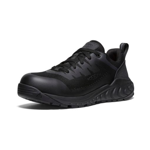 Men's Arvada ESD Work Sneaker (Carbon Toe)  |  Black/Black - Image 3