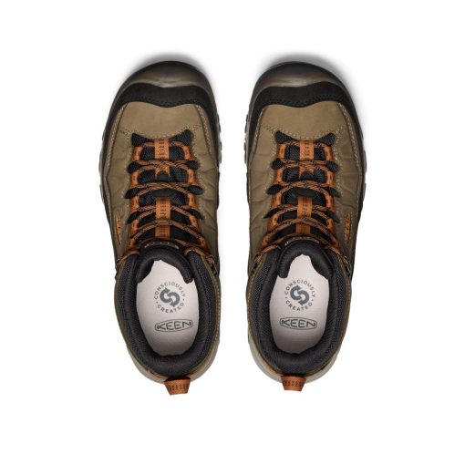 Men's Targhee IV Waterproof Hiking Boot  |  Sea Turtle/Roasted Pecan - Image 4