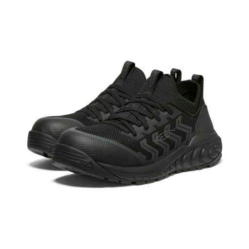 Women's Arvada Shift Work Sneaker (Carbon Toe)  |  Black/Magnet - Image 2