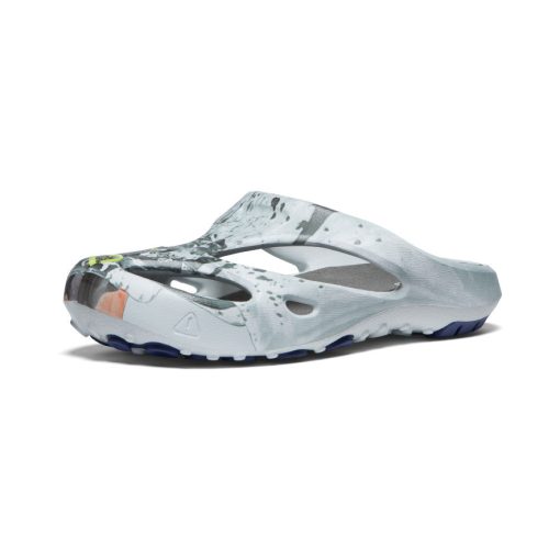 Men's Shanti Arts Clog x PG&AK  |  Silver Birch/Blue Depths - Image 3