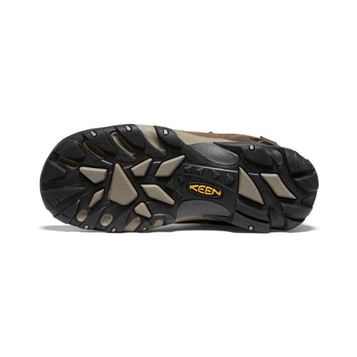 Men's Targhee II Mid Waterproof Hiking Boots  |  Shitake/Brindle - Image 4