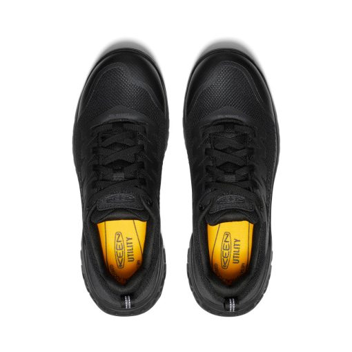 Men's Arvada Work Sneaker (Carbon Toe)  |  Black/Black - Image 4