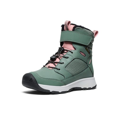 Little Kids' Skua Waterproof Winter Boot  |  Dark Forest/Rose Elegance - Image 3