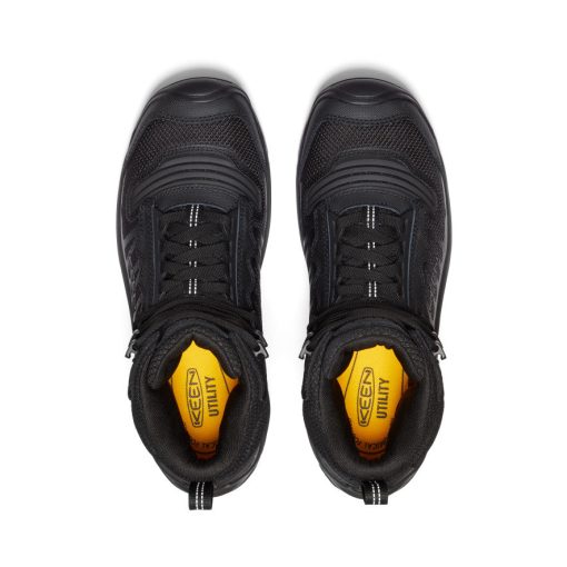 Men's Reno Waterproof Mid (Soft Toe)  |  Black/Black - Image 4