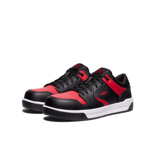 Men's Overton Work Shoe (Carbon Toe)  |  Salsa/Black - Image 2