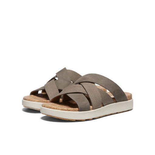 Women's Elle Mixed Slide  |  Brindle/Birch - Image 2