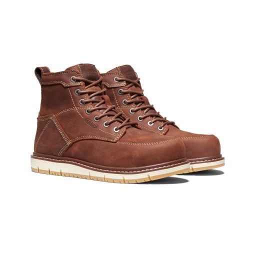 Women's San Jose 6 Boot (Aluminum Toe)  |  Gingerbread/Gum - Image 2