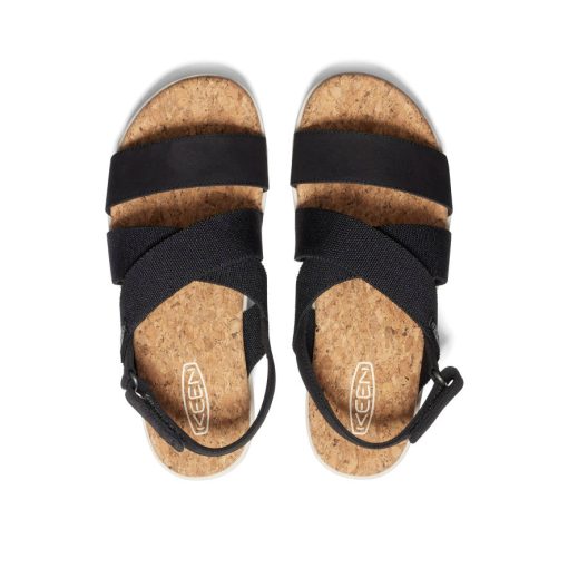 Women's Elle Criss Cross Sandal  |  Black/Birch - Image 4