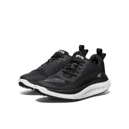 Women's WK400 Walking Shoe  |  Black/White - Image 2