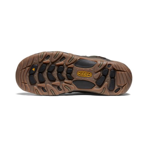 Men's Headout Waterproof Hiking Boot  |  Black Olive/Fossil Orange - Image 6