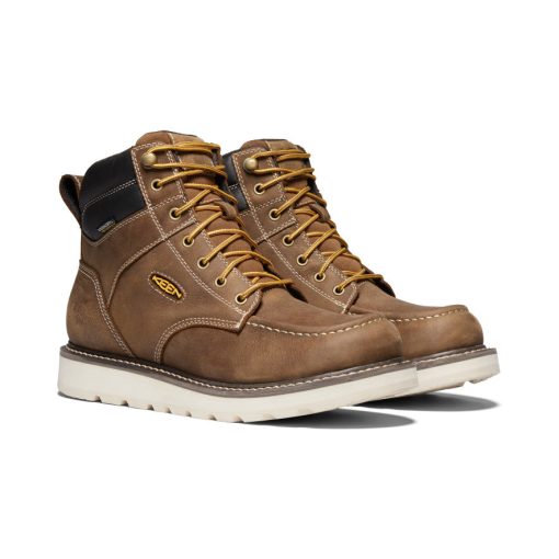 Men's Cincinnati 6 Waterproof Boot (Soft Toe)  |  Belgian/Sandshell - Image 2