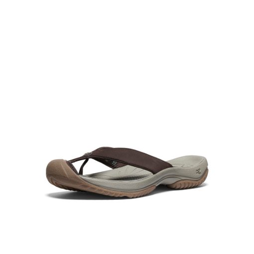 Men's Waimea Leather Flip-Flop  |  Java/Plaza Taupe - Image 3