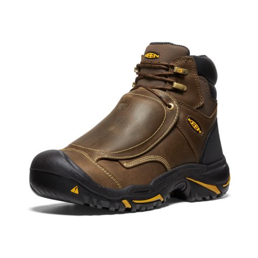 Men's Mt Vernon 6 MET Waterproof Boot (Steel Toe)  |  Cascade Brown - Image 3