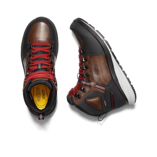 Men's Red Hook Waterproof Boot (Soft Toe)  |  Tobacco/Black - Image 4