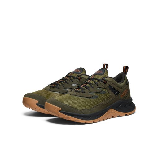 Men's Hightrail Waterproof Hiking Shoe  |  Winter Moss/Gold Flame - Image 2