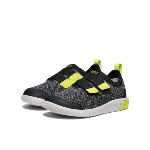 Little Kids' KNX Knit Double Strap  |  Black/Evening Primrose - Image 2