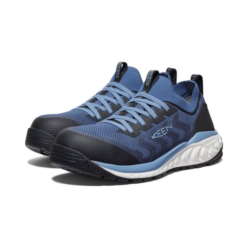 Women's Arvada Shift ESD Work Sneaker (Carbon Toe)  |  Vintage Indigo/Faded Denim - Image 2