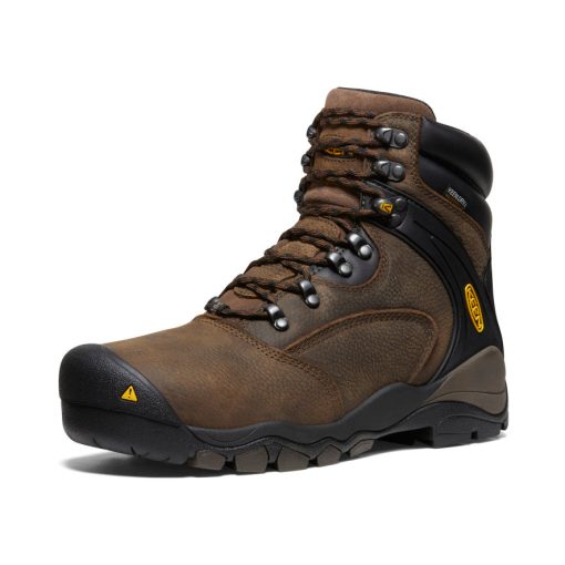 Men's Louisville 6 Waterproof Boot (Steel Toe)  |  Cascade Brown - Image 3
