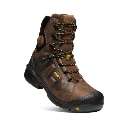 Men's Dover 8 Waterproof Boot (Carbon Toe)  |  Dark Earth/Black - Image 3