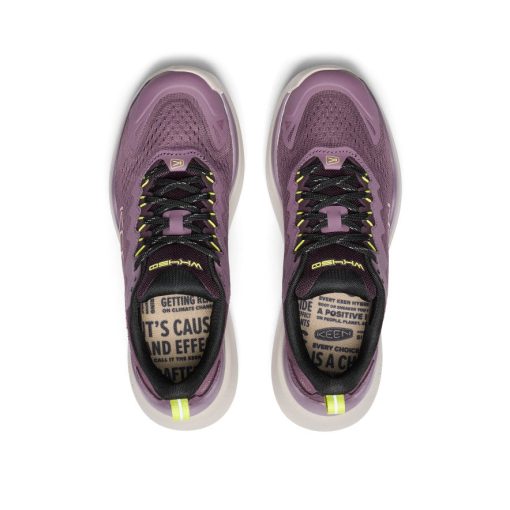Women's WK450 Walking Shoe  |  Black Plum/Daiquiri Green - Image 4