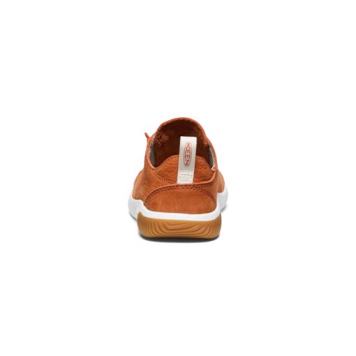 Little Kids' KNX Leather Sneaker  |  Gold Flame/Star White - Image 6
